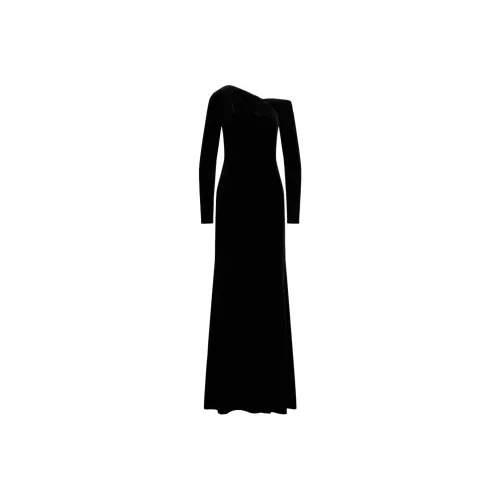 LAUREN RALPH LAUREN Длинное платье с длинными рукавами женское
