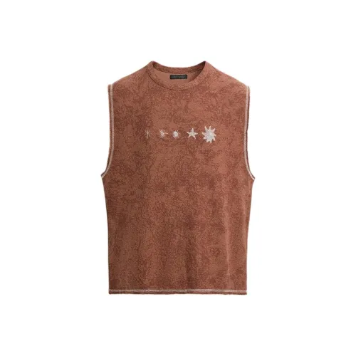 ZARA Кирпич Мужские Майки