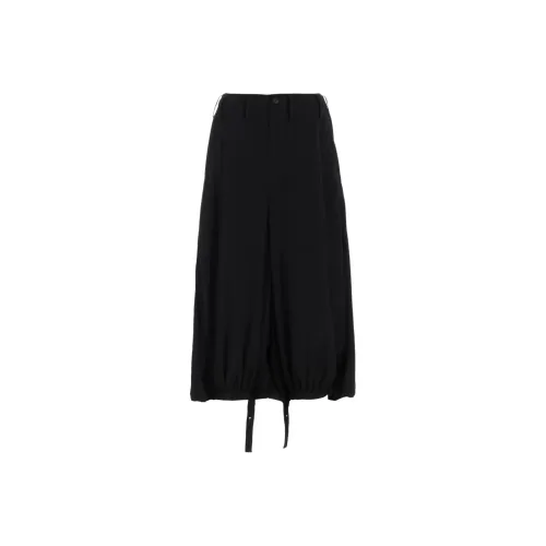 Yohji Yamamoto Femme FW25 TA PE Китайский креп F Собранные Брюки Повседневные Брюки Женские