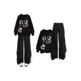 001 Черный Свитшот + 701 Черные Штаны