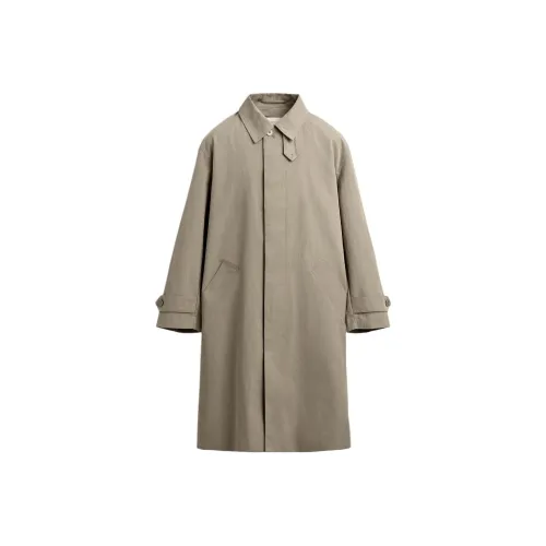 ZARA ORIGINS Light Beige Men's Trench Coat ZARA ORIGINS Светлый Бежевый Мужской Тренч