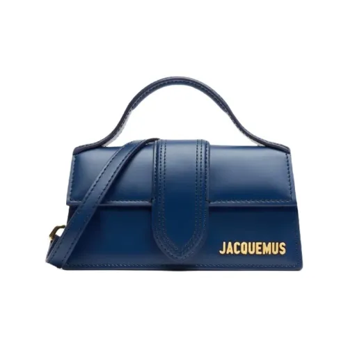 Jacquemus Le Bambino Кожа Одно плечо Сумка Маленькая Женская Темно-морская синяя