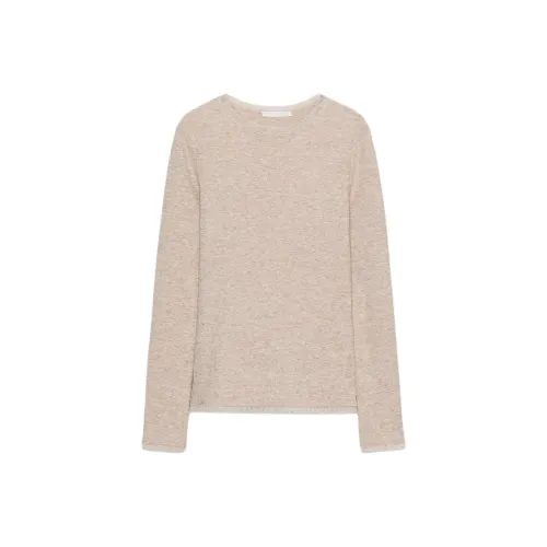 ZARA Песочный Зебра с принтом Женские T-рубашки