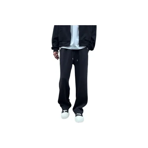 ENTONG Черные Унисекс Вязаные Спортивные Штаны