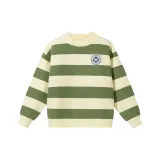 Зеленый абрикос / Размер L / Круглый значок / Синий K