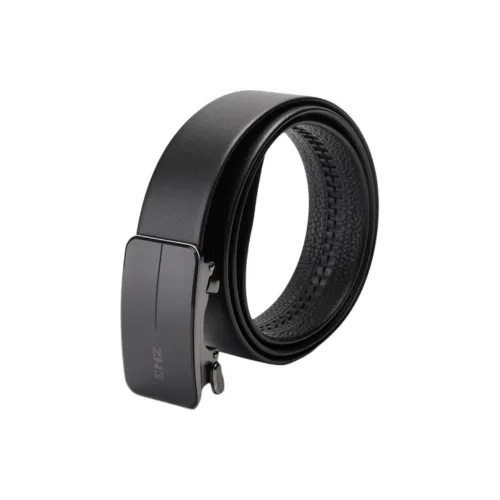 EMZ Ремни из коровьей кожи Мужской Черный 3,4CM