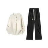 2251 Белый топ + 669 Черные штаны