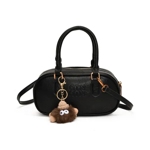 AUNG ПУ (полиуретан) Сумка через плечо Стандартная Черная Кофейная Коричневая