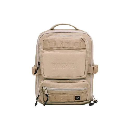 GYMSHARK Полиэстер Рюкзак Мини Унисекс Light Коричневый