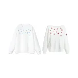 Мужской Белый Круглый вырез / Женский Белый Асимметричный вырез