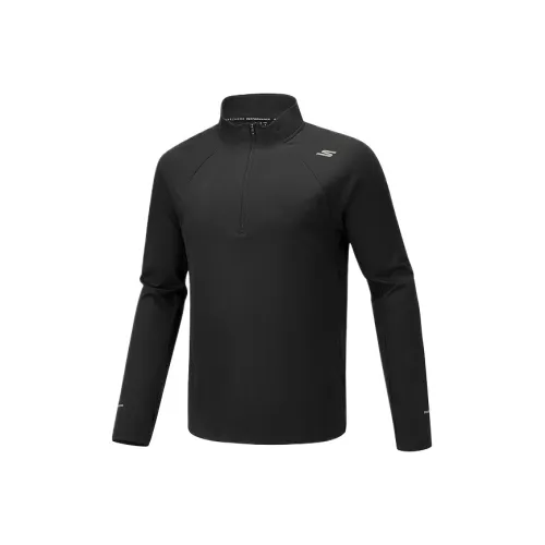 Skechers Угольный Черный 0018 Мужская T-Рубашка