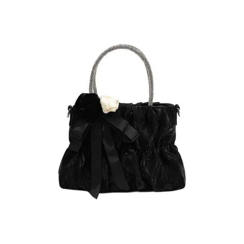 OTA Ткань Сумка Стандартная Женская Черная