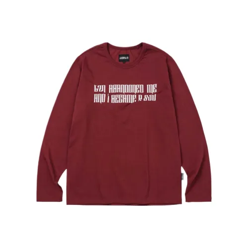AJOBYAJO Длинный рукав Т-рубашка Т-рубашка Унисекс