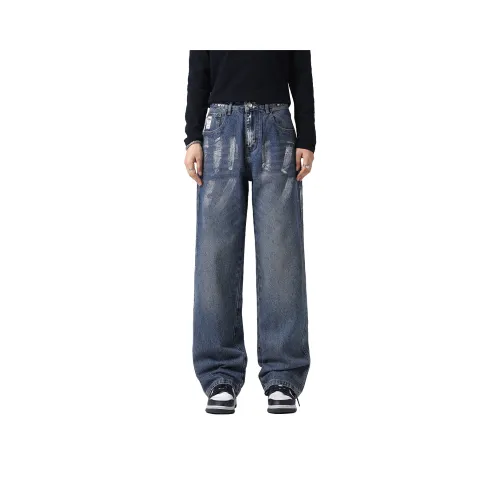 Izzue Темно-синий Унисекс Джинсы