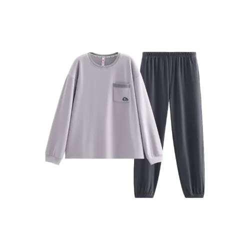 FENTENG FX26930137 Серый Мужской Пижамный Комплект
