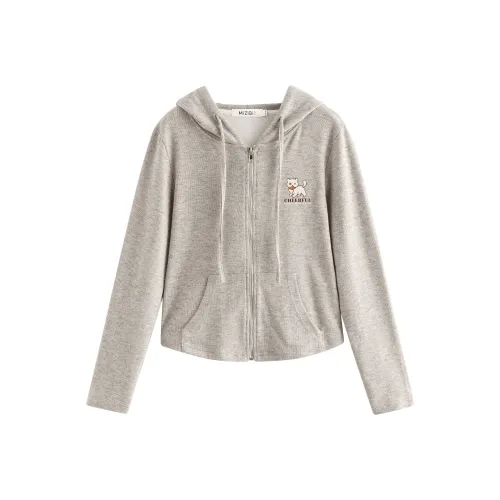 MIZIQI Овсяное Женское Короткое Пальто