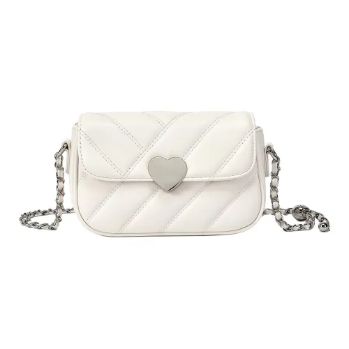 ST SAT Сумка через плечо из синтетической кожи стандартная белый черный