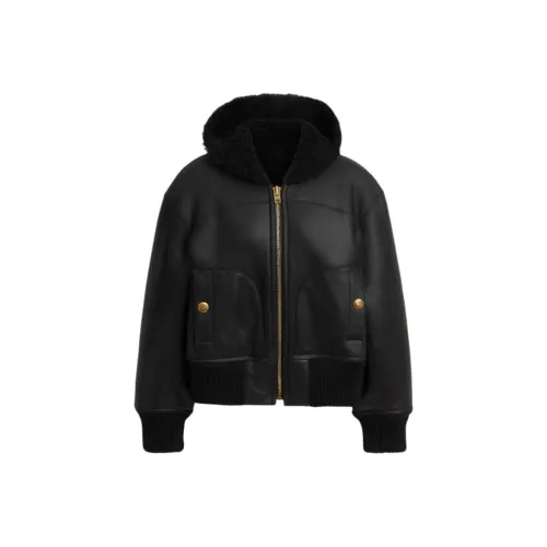 COACH FW25 Кожа Куртка Женская