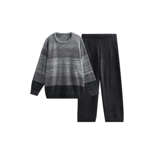 Same Language Пижамный комплект Мужской Ink Feather серый