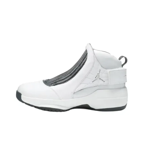 Jordan Air Джордан 19 High Топ Детские Баскетбольные Кроссовки Белые Подростки