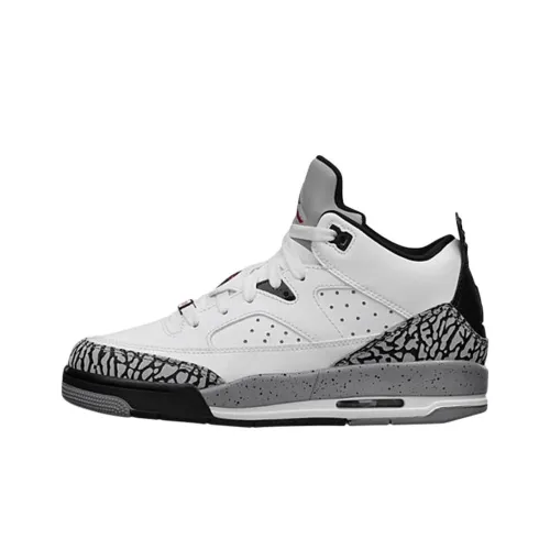 Джордан Son of Mars MID Топ Детские Баскетбольные Кроссовки Белый