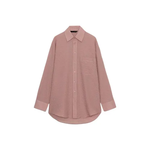 ZARA ZW Series Розовые Женские Рубашки