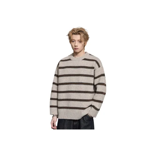 ALL IN Полосы Кофе Унисекс Трикотаж