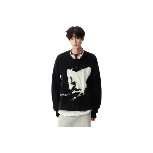 JIARONG Черный Унисекс Трикотаж