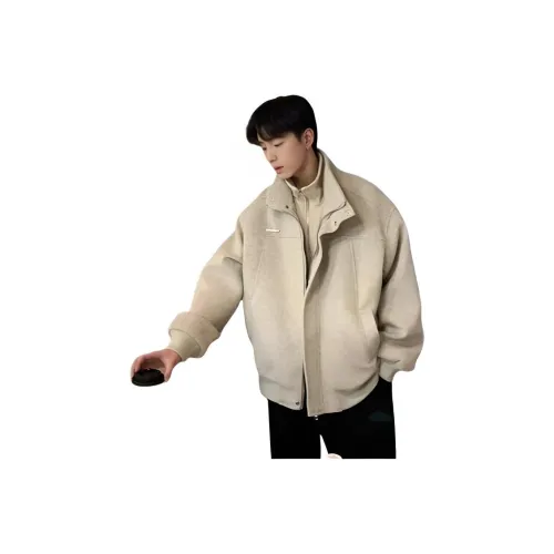 LH HOMME Светло-серые мужские куртки