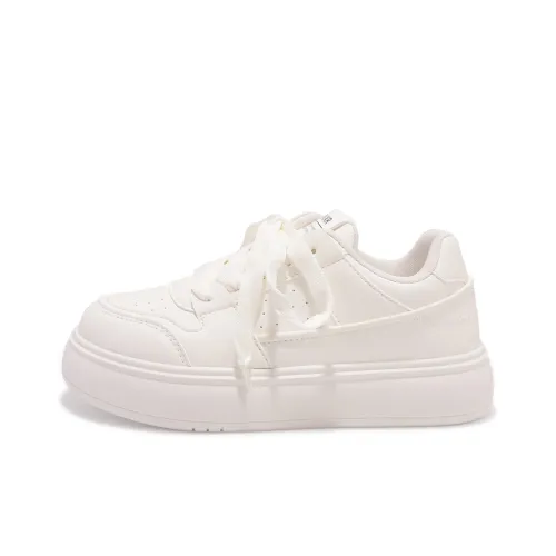 Shen Linsen Устойчивые к истиранию Низкие Кроссовки для скейтбординга Женские Белые