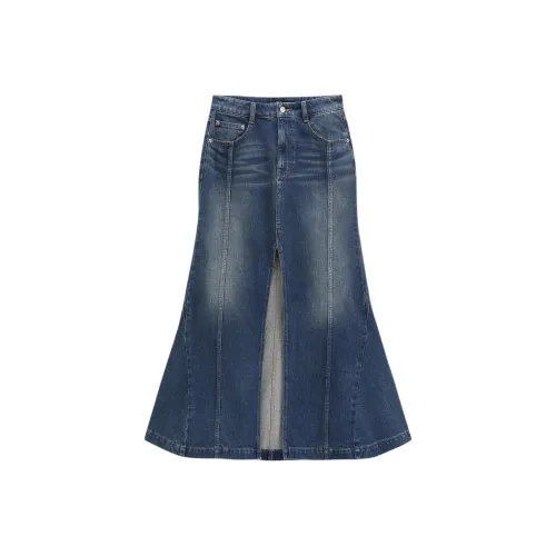 GAP Средняя стирка Женские Повседневные Длинные Юбки