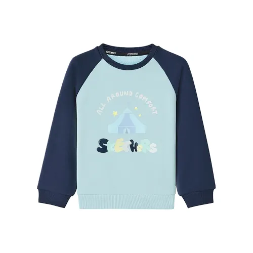 Skechers Kids Зимний Синий 01SF Детские Свитшоты