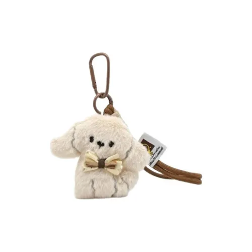 Деревянные шары Бант Щенок Плюшевый Подвеска 8 см Высокий