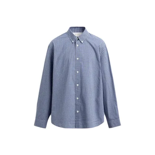 ZARA ORIGINS Blue Men's Shirts ZARA ORIGINS Синие Мужские Рубашки