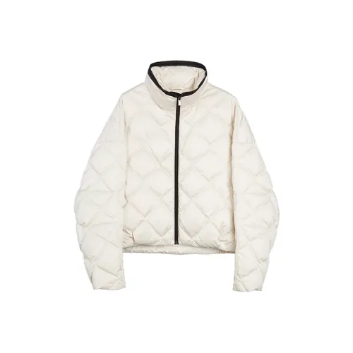 ELLE Экрю Женские Пуховики