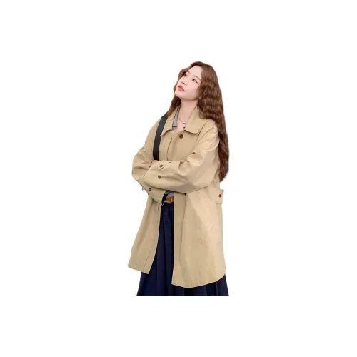 MEXICAN Хаки Женская тренч-куртка