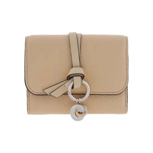 Chloe Alphabet Коровья кожа Кошелек Маленький Женский Желтый