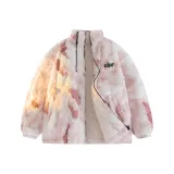 Розовый Tie-Dye (Съемная брошь, стиль позиционирования)