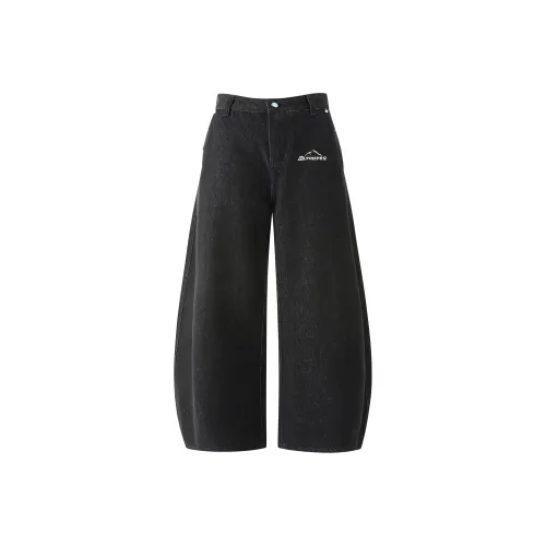 ALPINE PRO Черные Унисекс Джинсы