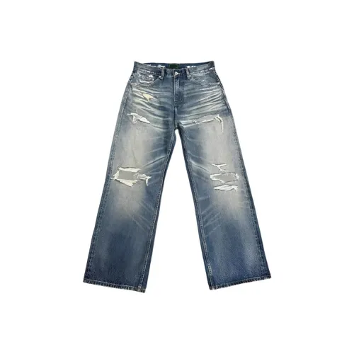 KAIZZGAO Синий Мужской Джинсы