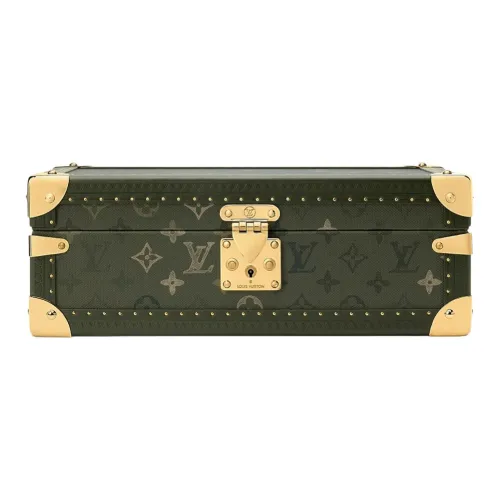 LOUIS VUITTON Монограмма Surplus Покрытый холст Встроенная память Коробка Унисекс Хаки зеленый