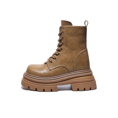 Junjali 10 см Martin Boot Женские Бордо Красный