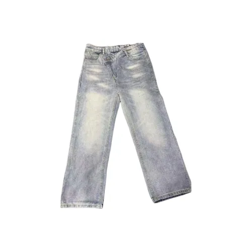 ENPofficial Весна And Осенний Джинсы Прямой крой A Линия Широкие брюки Унисекс