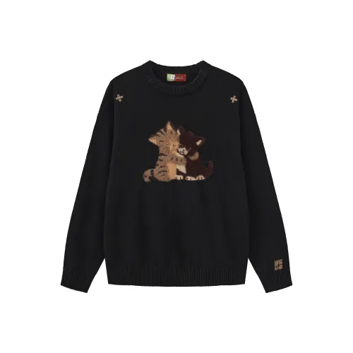 NSTNEW START Черный С подарками Sprouting Ярлык Женские Свитеры