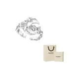 Серебряный, Луна, Одиночное кольцо [Оригинальная коробка]