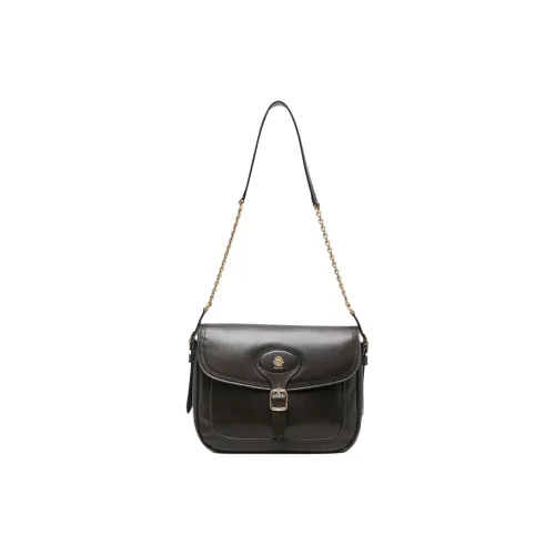 BALLY Телячья кожа Сумка через плечо Женская Коричневая