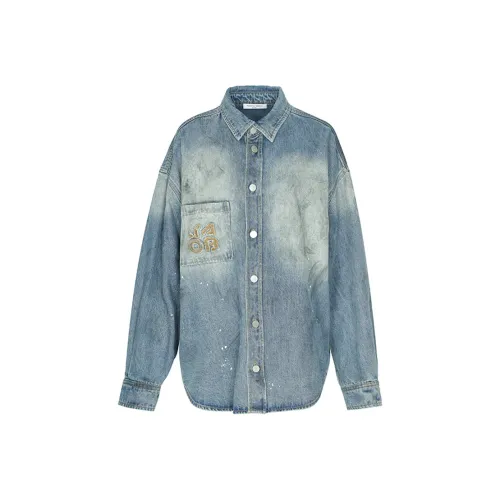 Valeria Obbaco Рубашка Унисекс Blue