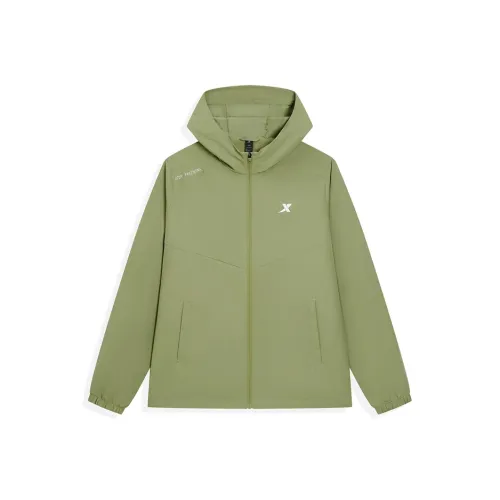 XTEP Тренчкот Мужской Sparrow Plum Green