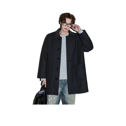 ALL IN Серый Унисекс Пальто