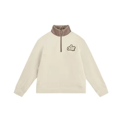 QIAODAN Каламин Белый Детские Свитшоты